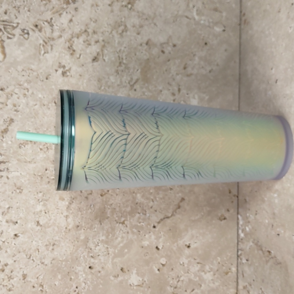 Starbucks 2021 50th Anniversary Frosted Sirens Tail 24oz Tumbler